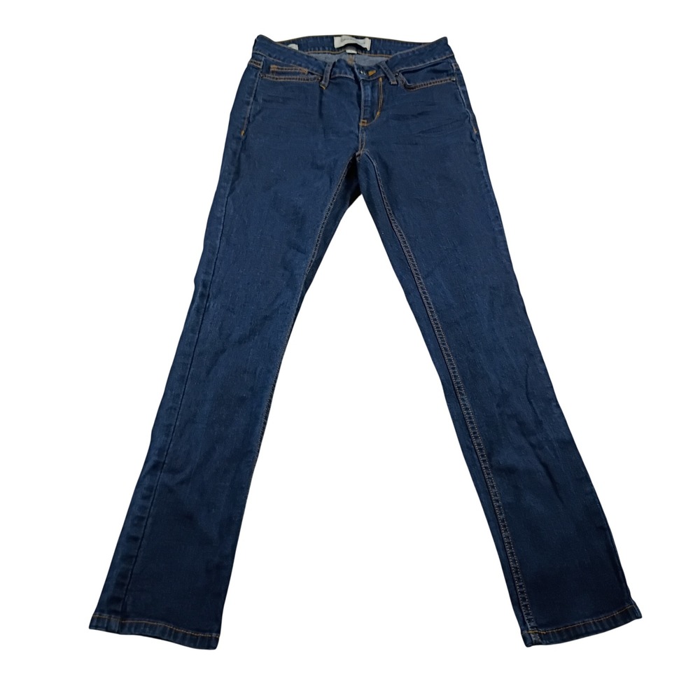 Calvin Klein Jeans Skinny Women 2 Blue Dark Wash Stretch Denim 0991